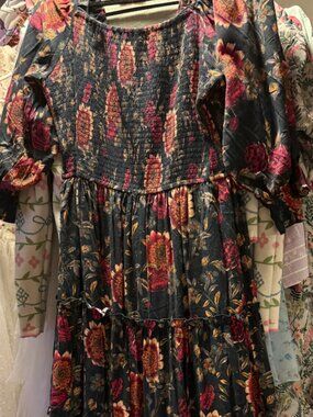 Madeline Dress in Moody Sunflower Size Large
